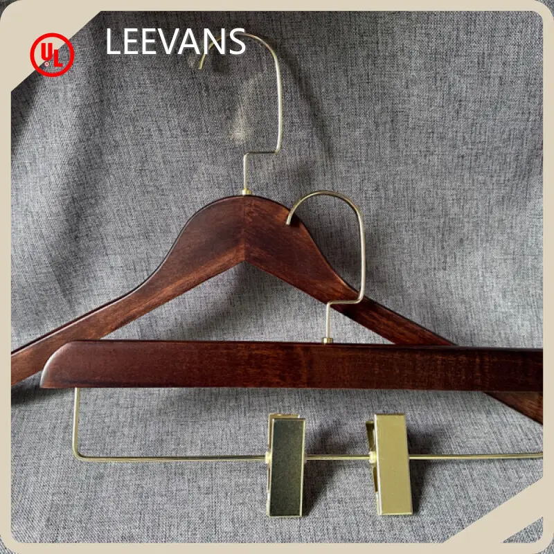 Black Wooden Hangers Wholesale Wooden Hanger Wholesale - LEEVANS 1