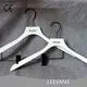 Dark Brown Wooden Hangers Carton - - LEEVANS 1