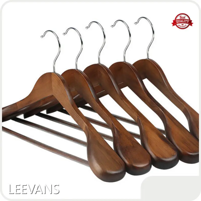 White Wooden Hangers Wholesale FOB by LEEVANS 1