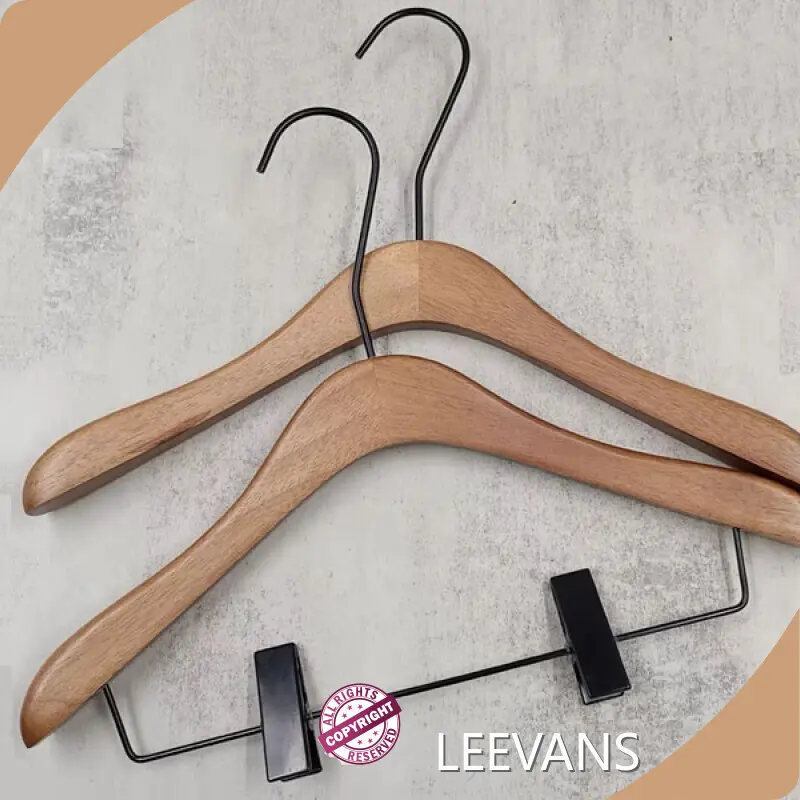 Personalised Wooden Hangers 1 Week Wholesale - LEEVANS 1