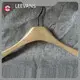 Brown Wooden Hangers Solid Wooden by LEEVANS 1