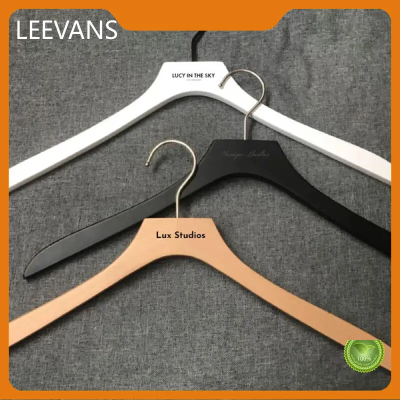 Pink Wooden Hangers Black Or White by LEEVANS 1