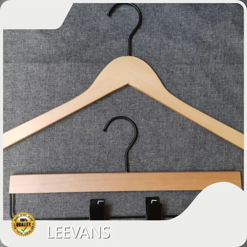 Wooden Trouser Hangers Naturalorcustomized by LEEVANS 1