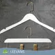 Wooden Clothes Hangers Smoothly Painting Wholesale - LEEVANS 1