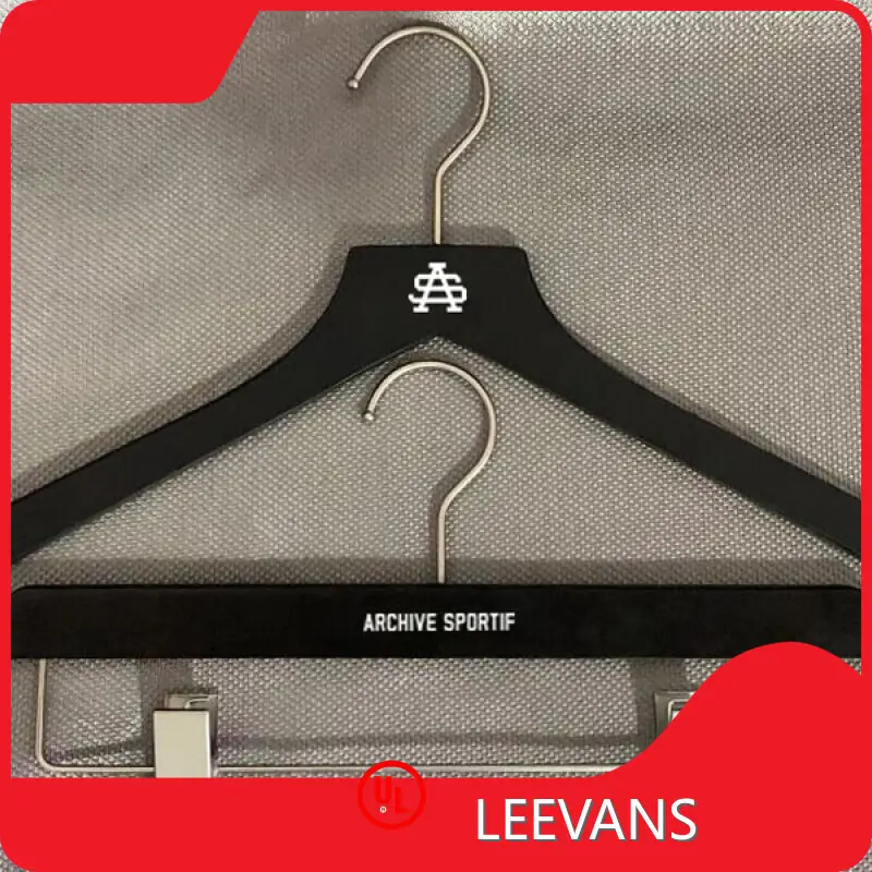 Black Wooden Hangers K=K Exported Carton by LEEVANS 1