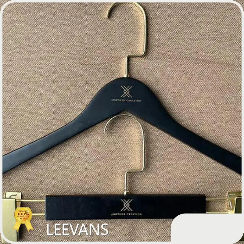 Dark Brown Wooden Hangers by Air Or Sea Wooden Hangers Wholesale - LEEVANS 1