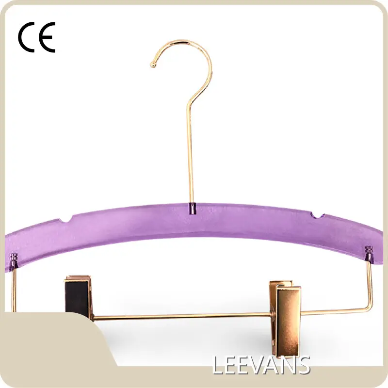 Custom Hangers with Logo Acrylic Hangers Wholesale - LEEVANS 1