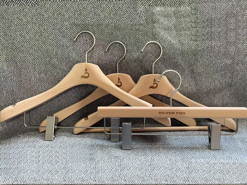 Beech wooden natural color with engraved logo 1