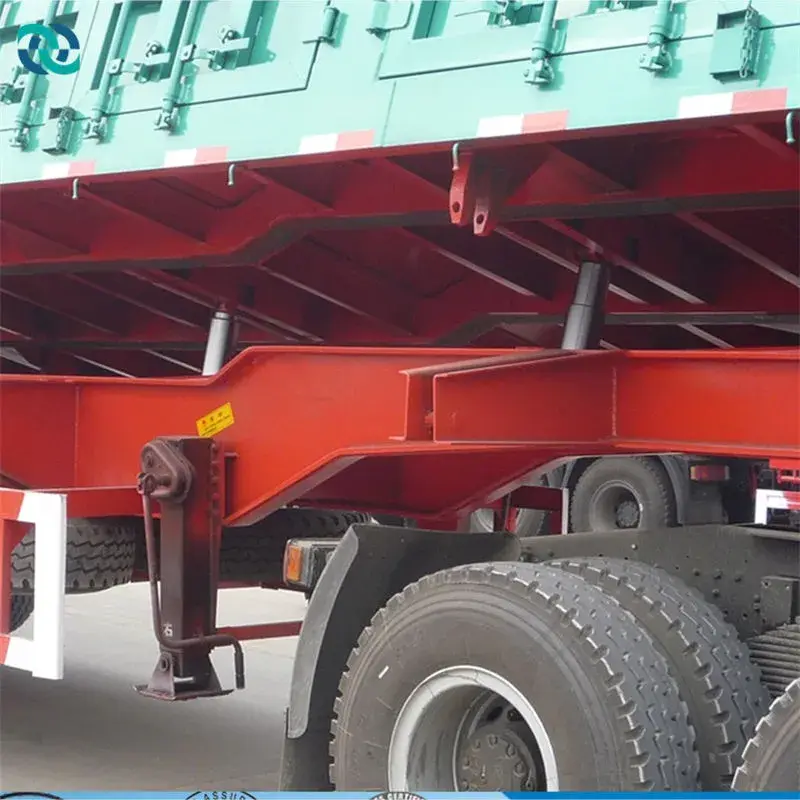 Semi Tractor Manufacturers China Side Dump Semi Trailersupply 3