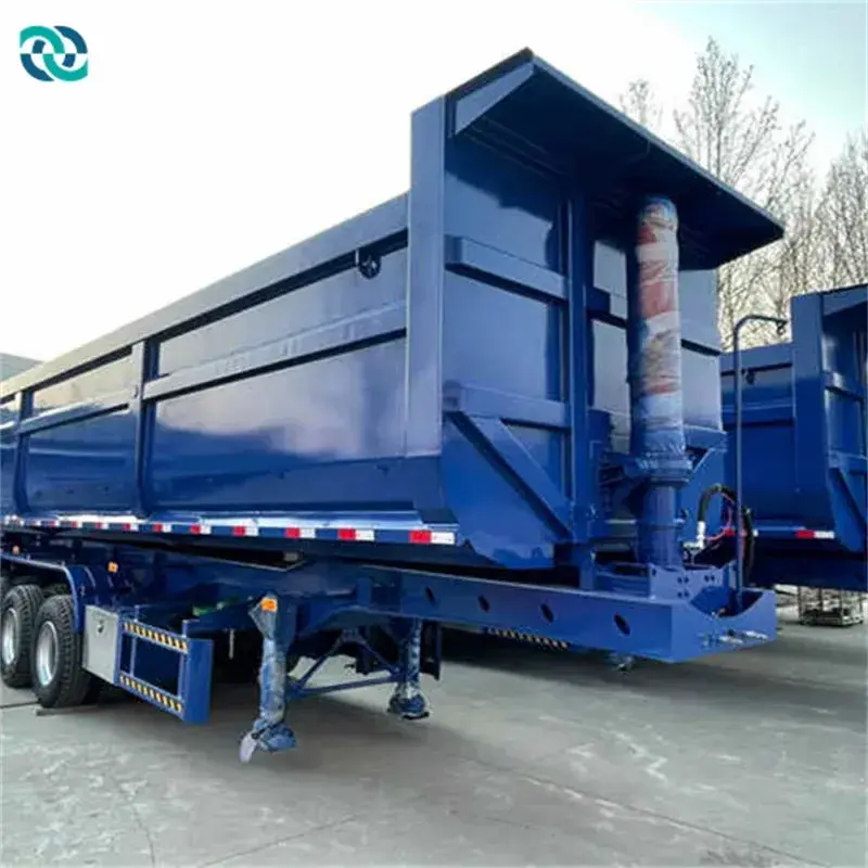 End Dump Semi Trailer 200Piece/month by Chenlu Trailer 2