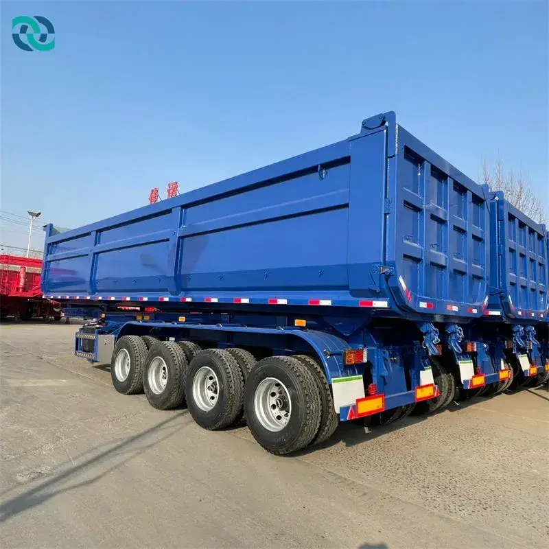 End Dump Semi Trailer 200Piece/month by Chenlu Trailer 5