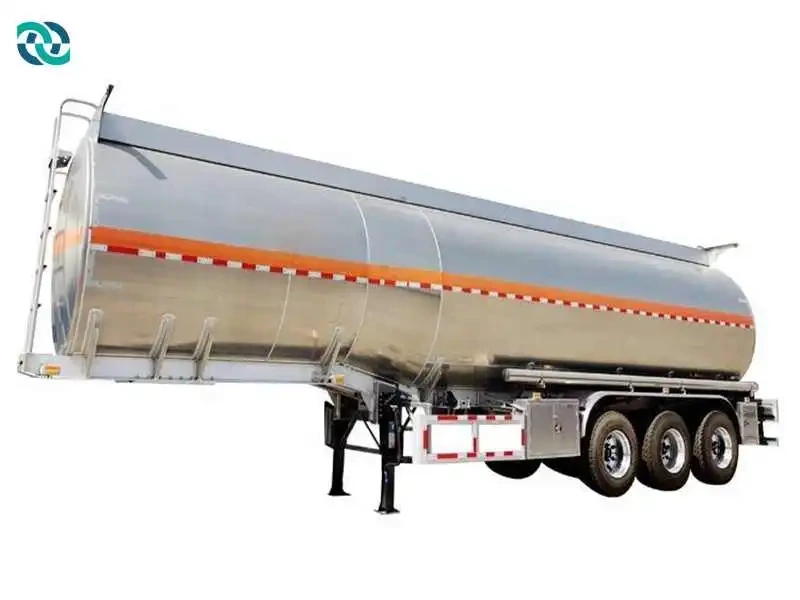 Remorque de camion-citerne en aluminium du réservoir 42000L à 3 essieux 1