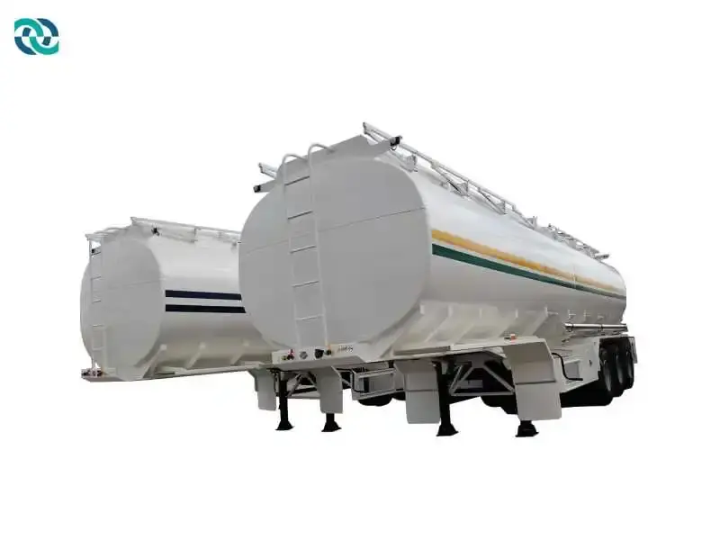 3 Axis Carbon Steel Cargo Transport Tanker Trailer 1