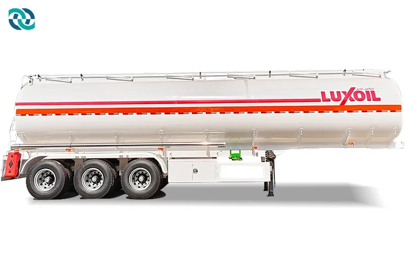 Remorque de camion-citerne chimique en acier au carbone à 3 axes 1
