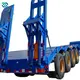 Chenlu Trailer Semi Truck Flatbed Trailer for Sale 4 Axles 100T Semi Trailerfactory Price 4