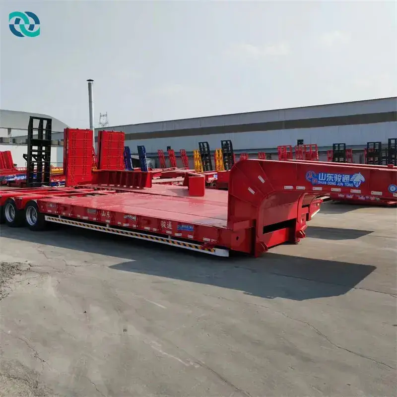 Chenlu Trailer Low Bed Trailer Price China Low Bed Trailer Pricewith Good Price 2