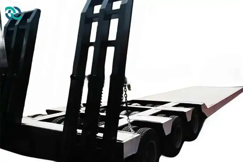 3 Lane 6 Axle 80T Heavy Duty Low Bed Trailer 1