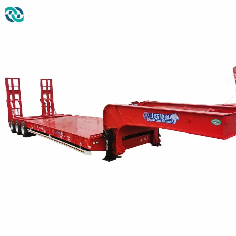 100 Ton Low Bed Trailer Supply 6000Piece/Pieces Per Year 5