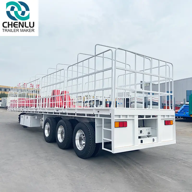 3 Axle Semi Flatbed Trailer For Australia 1