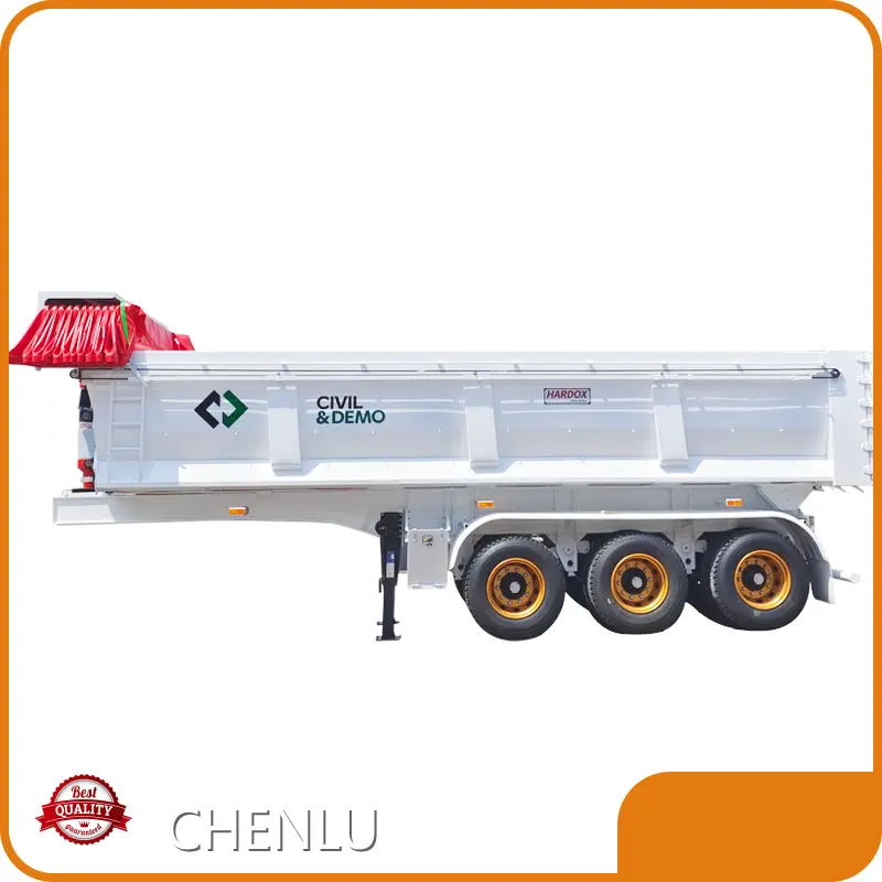 Factory Price Semi Truck Dump Trailer From China 1