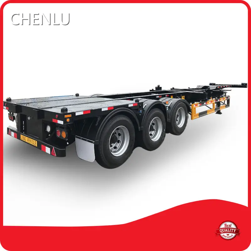 Chenlu Trailer 40ft Skeleton Trailer Truck Trailerwith Custom Services 1
