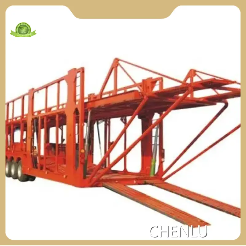 Professionalsingle Axle Semi Car Transport Semi Trailer China 1