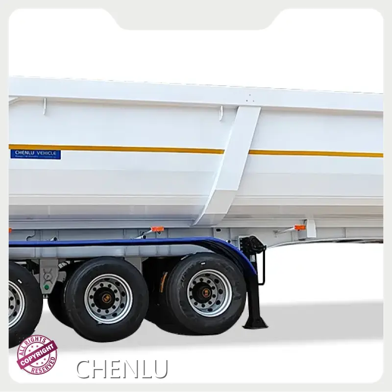 Chenlu Trailer Semi Truck Flatbed Trailer for Sale China Semi Truck Flatbed Trailer for Salefrom China 1
