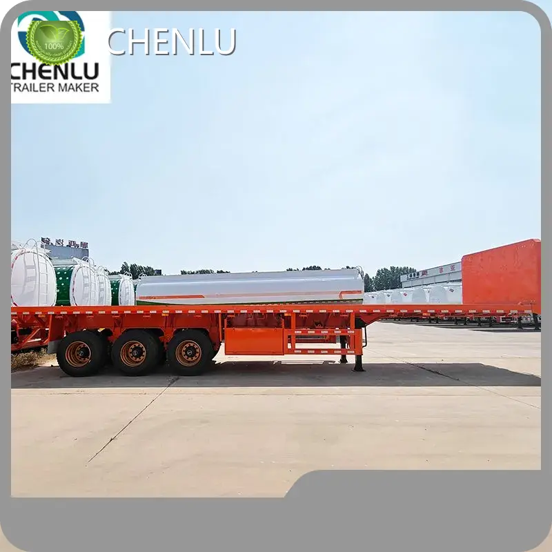 Flatbed Trailer Semi Truck with Custom Services 1820mm 1