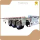 18 Wheeler Flatbed Trailer for Sale 2axle 3Axles 4axle by Chenlu Trailer 1