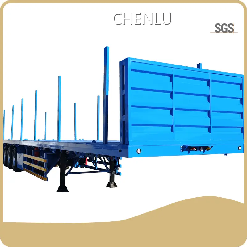 Single Axle Semi 500pcs/Month by Chenlu Trailer 1