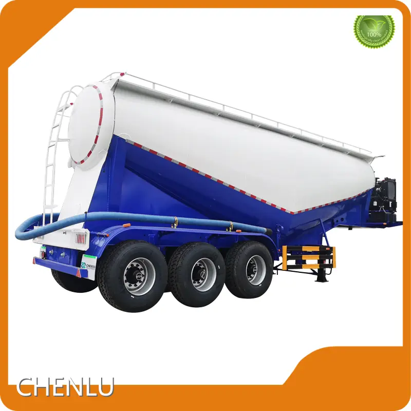 Chenlu Trailer Semi Truck Flatbed Trailer for Sale 500pcs/Month Semi Truck Flatbed Trailer for Salefactory 1