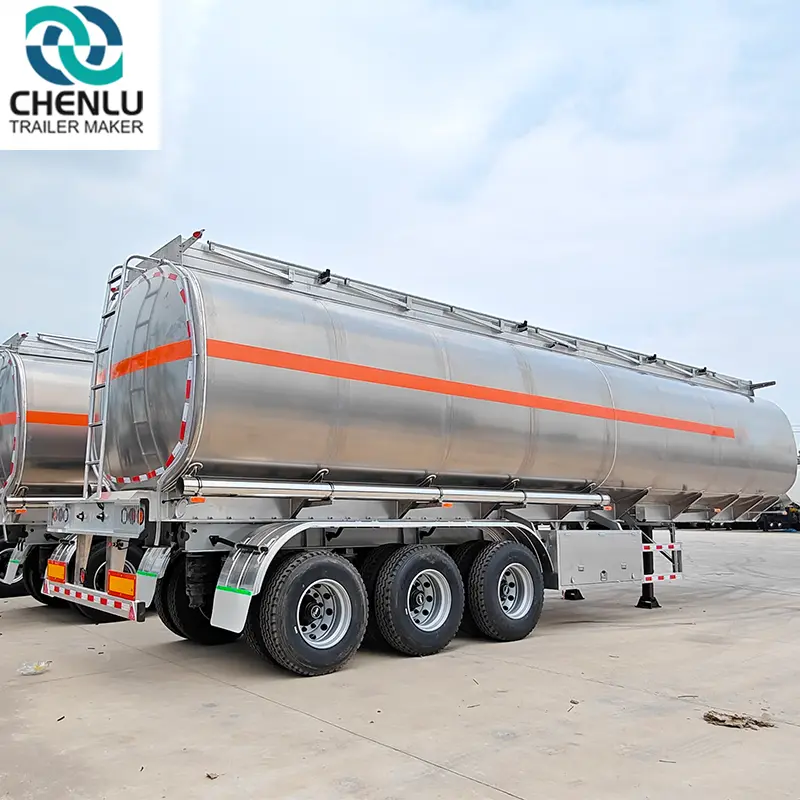 3 Axle 40000 Liter Aluminum Fuel Tank Trailer 1