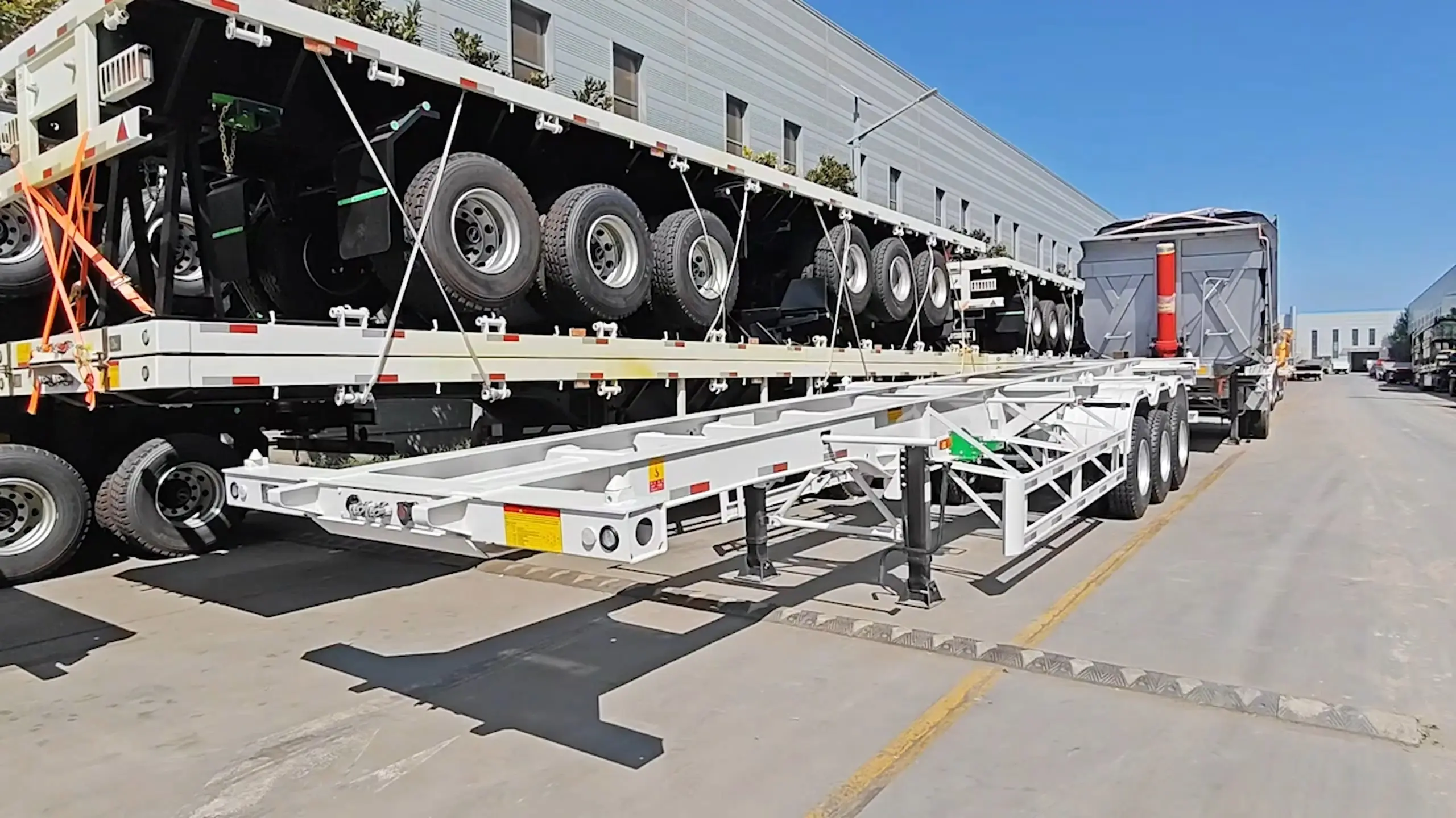 40Ft Container Skeleton Trailer For Sale 1