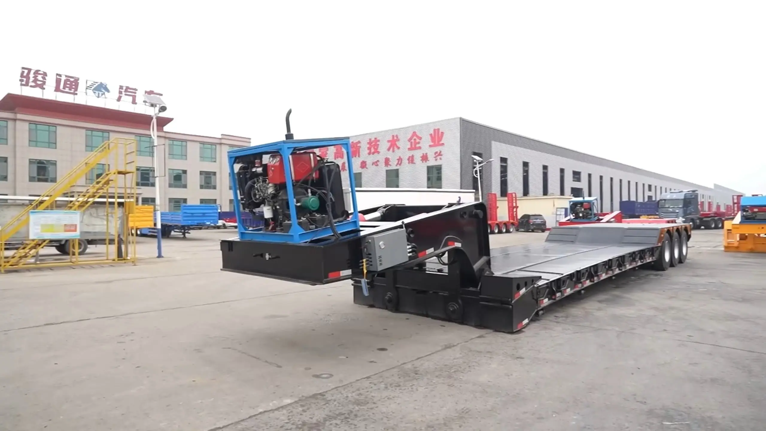 3 Axle 80 Ton Lowboy Trailer 1