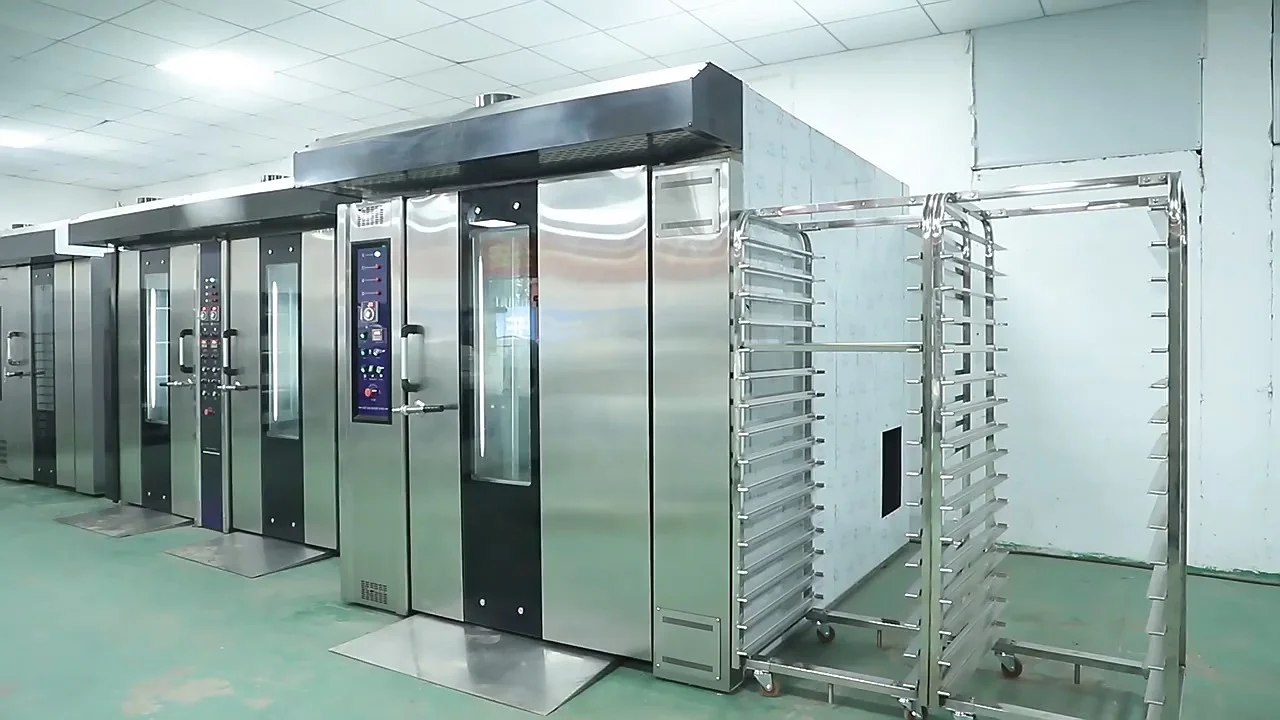 【Commercial Heavy-Duty】64-Tray Double Door Gas Rotary Oven｜Energy-Efficient & Even Baking｜Customized Solutions｜OEM/ODM Supported 1