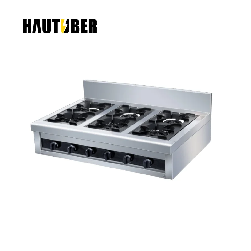 Gas Stove Commercial Burner Cooker Oven Battery Ignition With Rack 1