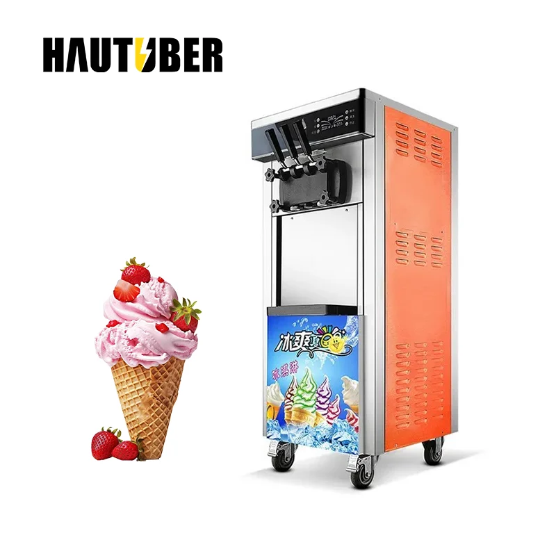 Soft Serve Ice Cream Machine Commercial Automatic Maker 1