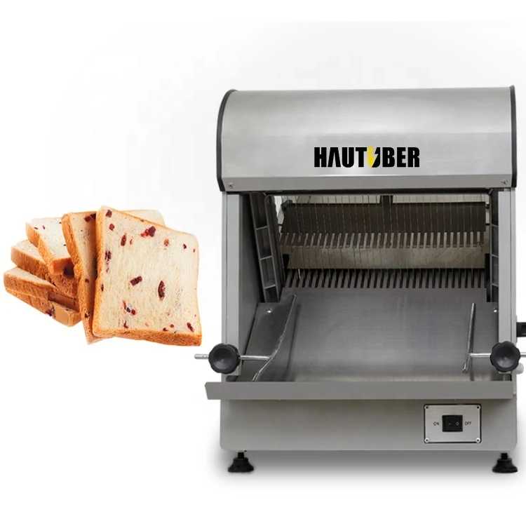 25-Slice Tabletop Bread Slicer | Commercial Bread Slicing Tool | Efficient Bread Cutting Equipment | Essential for Bakeries 1