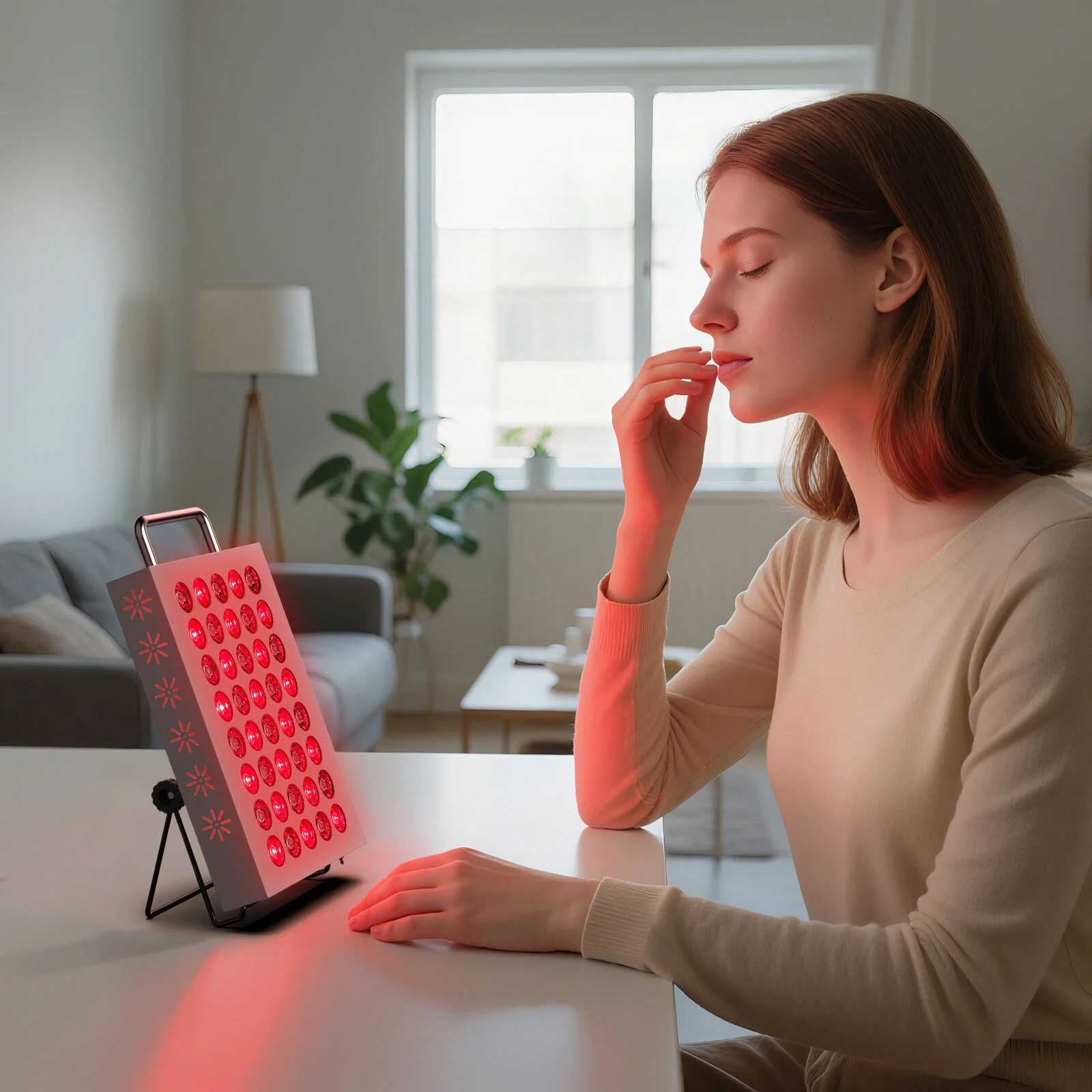 40LED Compact Red Light Panel - Energy  Vitality Booster for Full-body Use 1