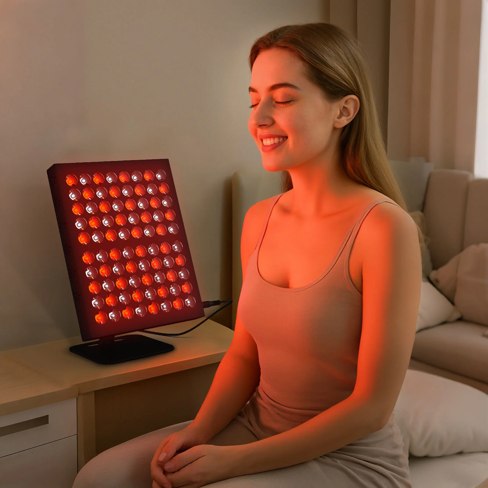 80LED Red Therapy Panel - Athletic-Grade Full-Body Light for Strength  Recovery 1