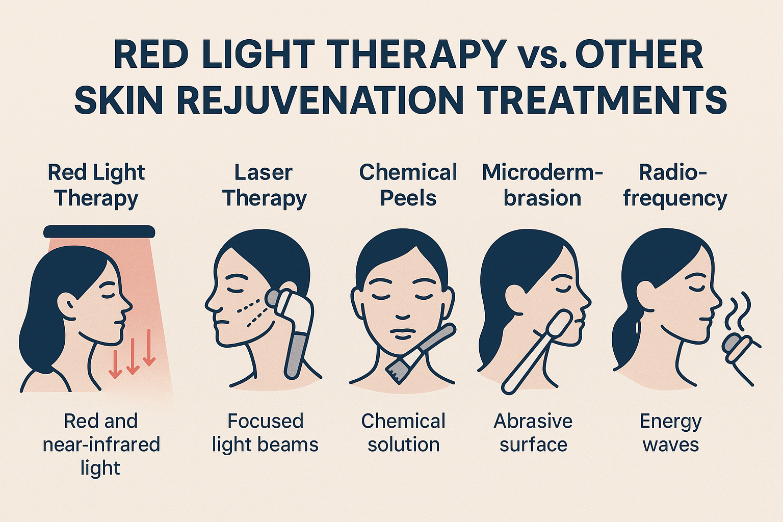 How Does Red Light Therapy Compare to Other Skin Rejuvenation Treatments?