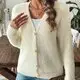 Ladies Black Cardigan Sweater New Arrival for Home 1