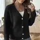 Ladies Black Cardigan Sweater New Arrival for Home 4