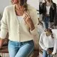 Ladies Black Cardigan Sweater New Arrival for Home 5