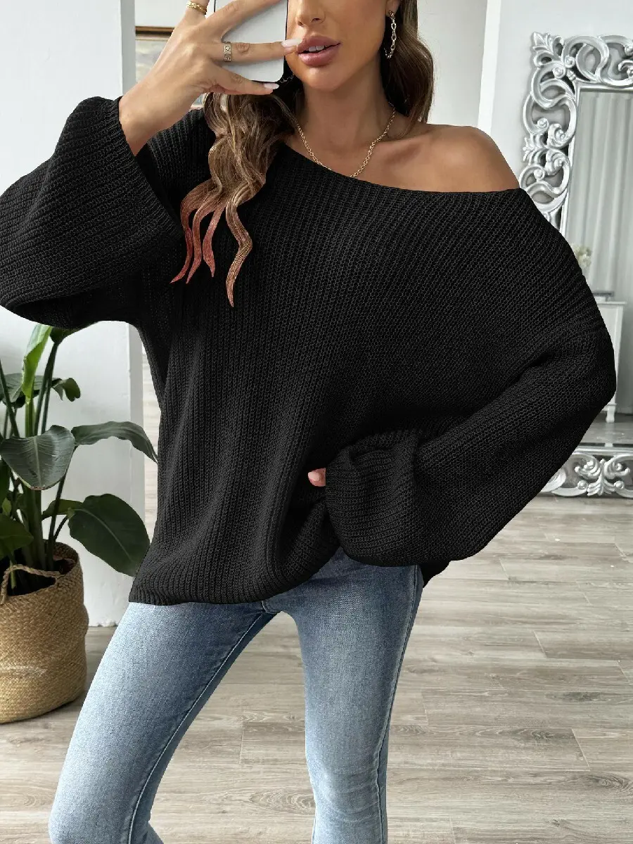 Womens Cream Pullover Sweater - for Outdoor - Yimei Garment 2