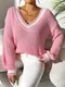 Women's Crewneck Pullover Sweater - for Marketplace - Yimei Garment 2