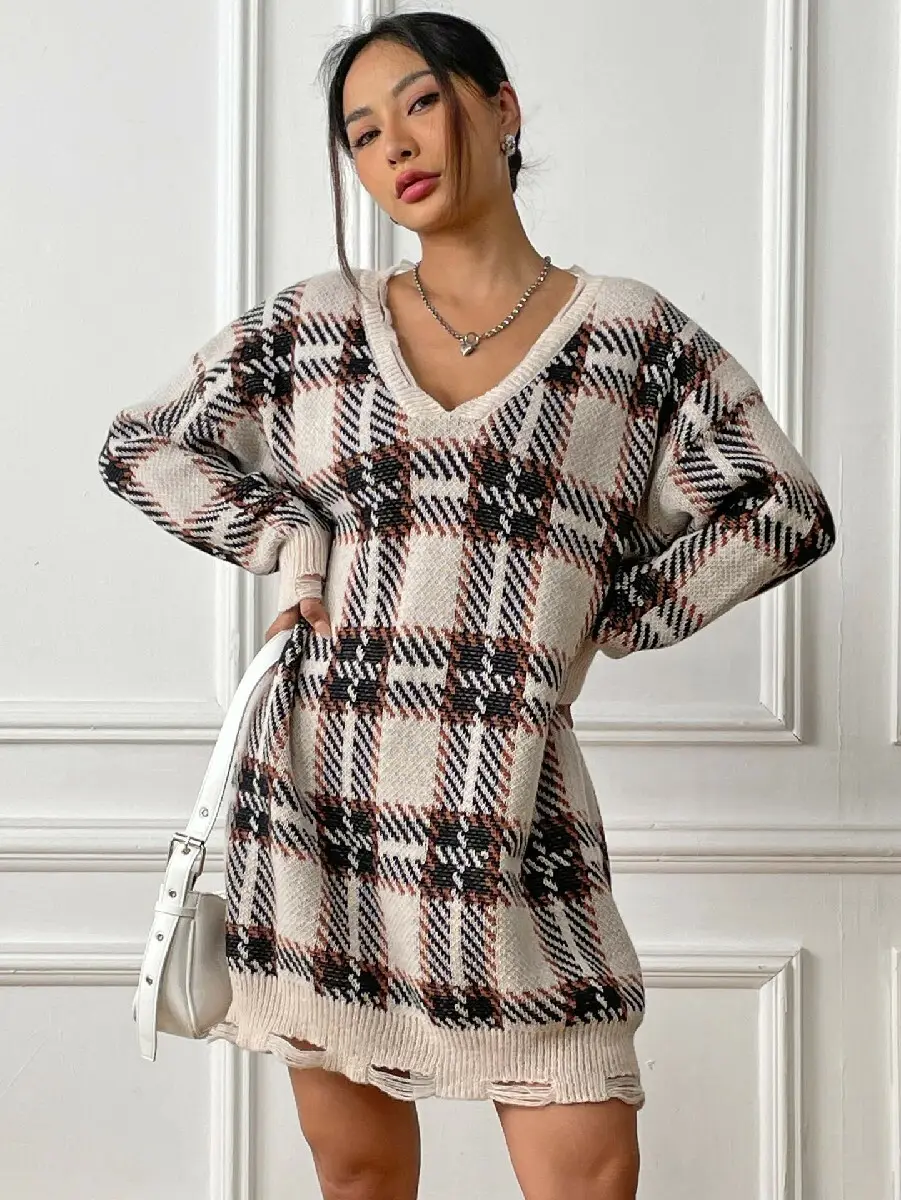 For Marketplace Womens Brown Cardigan Sweater by Yimei Garment 4