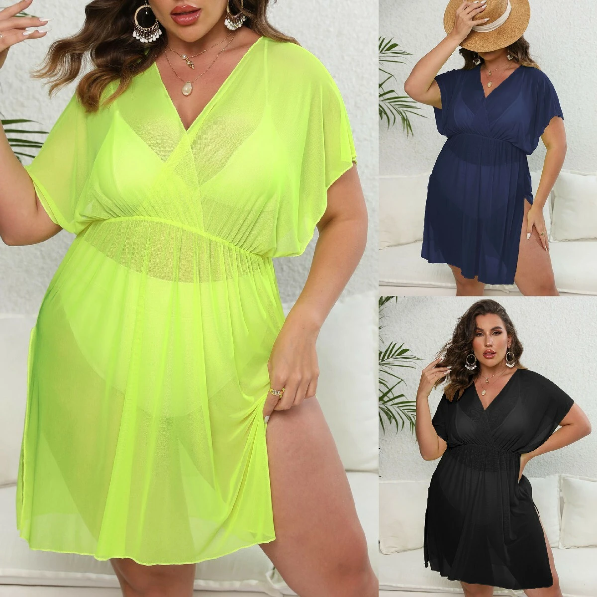 Resort Wear Women's Plus Size Bathing Suit Cover Ups - Yimei Garment 1