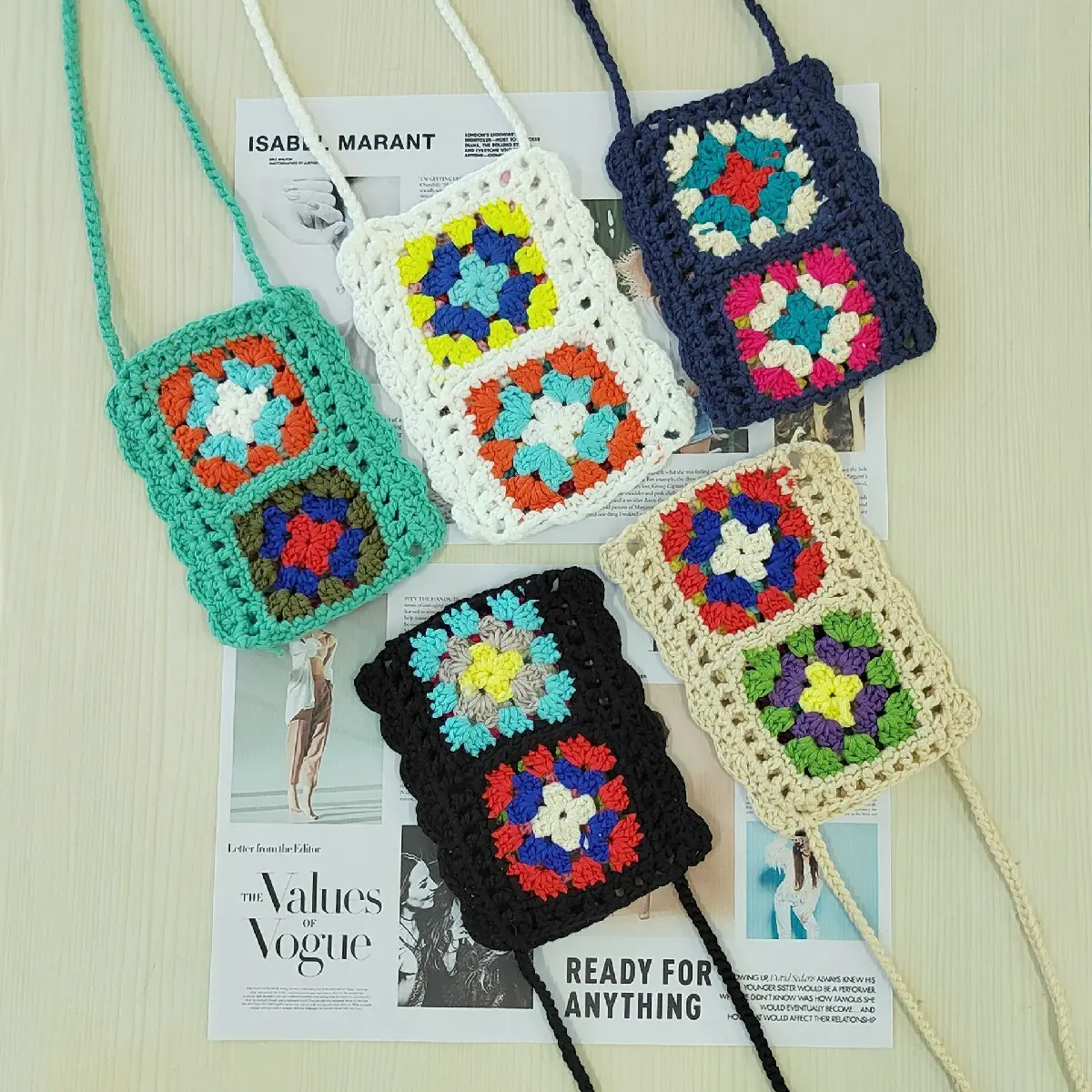 Fashion Personalised Crochet Bag Quality Assurance for Park 2
