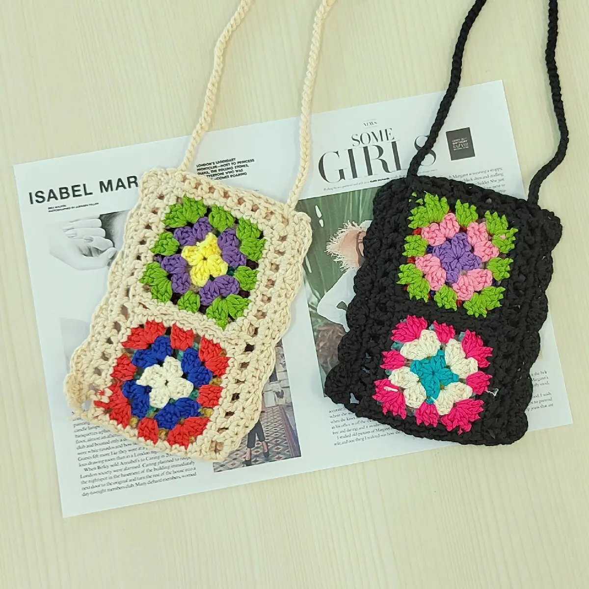 Fashion Personalised Crochet Bag Quality Assurance for Park 4